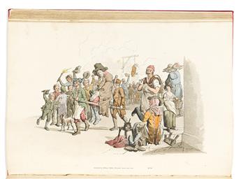 (COSTUME.) Two early nineteenth-century illustrated titles of British manner and dress.